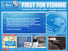 Tablet Screenshot of micksfishing.co.uk